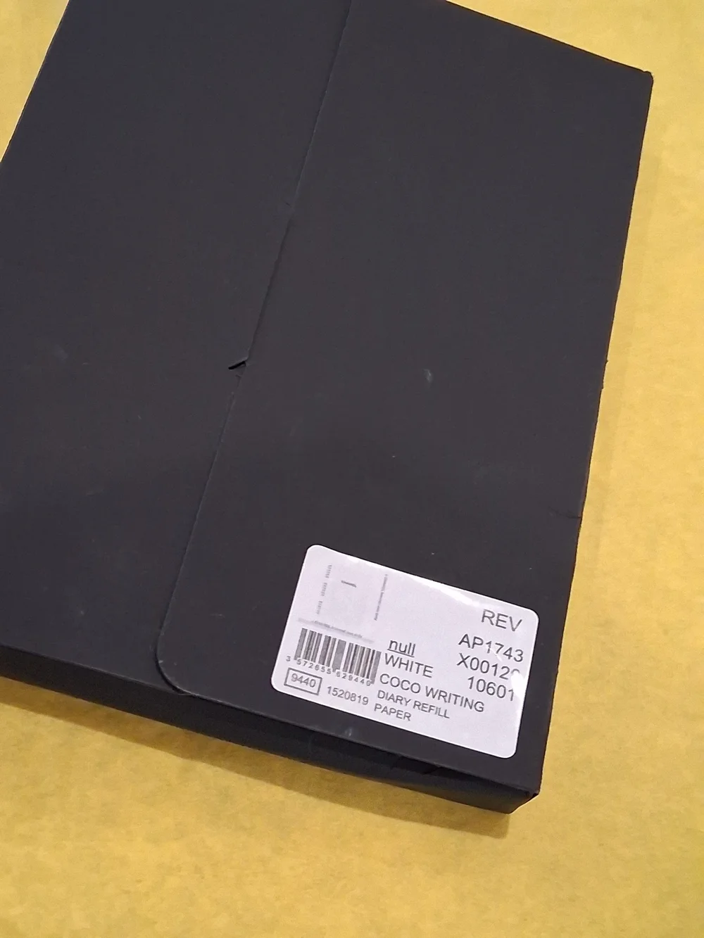 CHANEL RARE Note/ Diary with Monochrome Staircase Print - Black & White.New